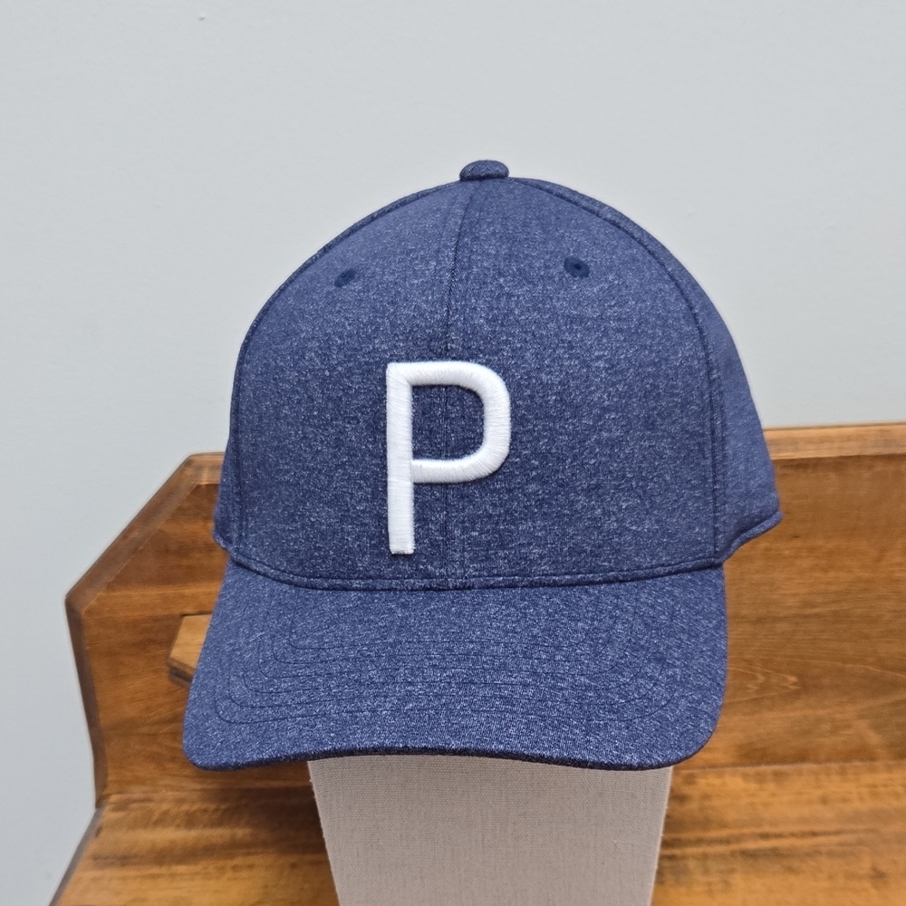 Puma Tour Exclusive Denim Blue Knit Snapback